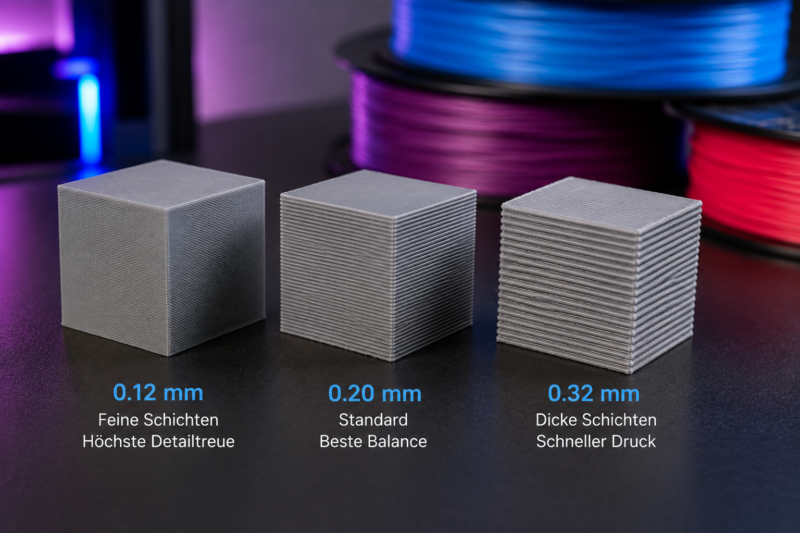 Was ist die Layer Height? Die Schichthöhe beim 3D-Druck richtig einstellen