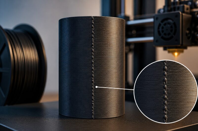 Was ist die Z-Seam? Drucknaht beim 3D-Druck verstecken & optimieren