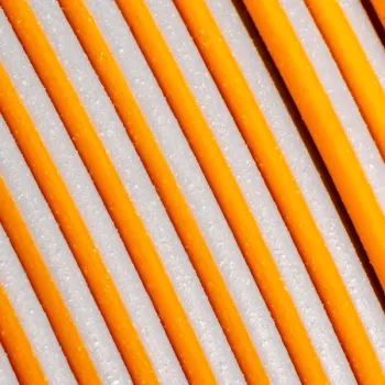 Preview: Dual PLA Matt Foggy Grey Orange Farbverlauf