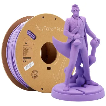 Preview: PolyTerra PLA Lavender Purple mattes Filament