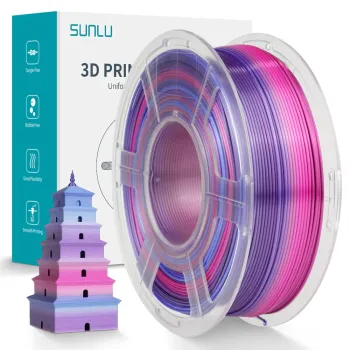 Preview: SUNLU PLA Rainbow Sour Candy Filament