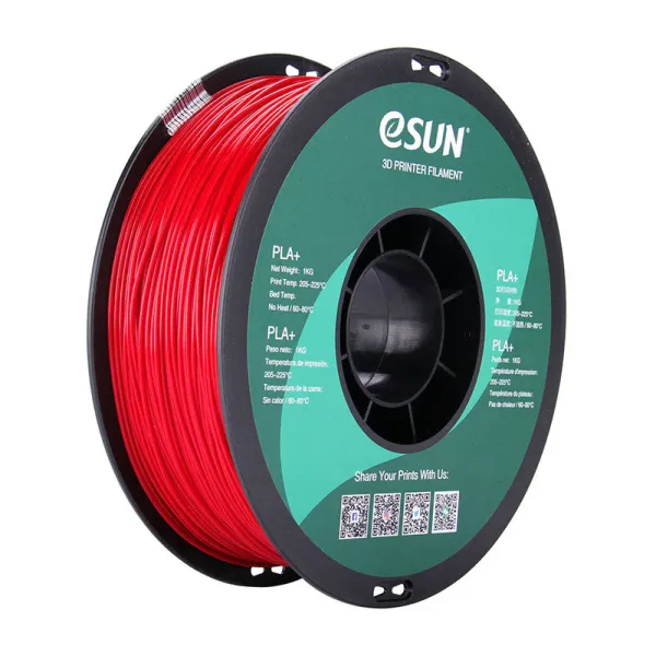 eSUN PLA+ Fire Engine Red 1kg Filament