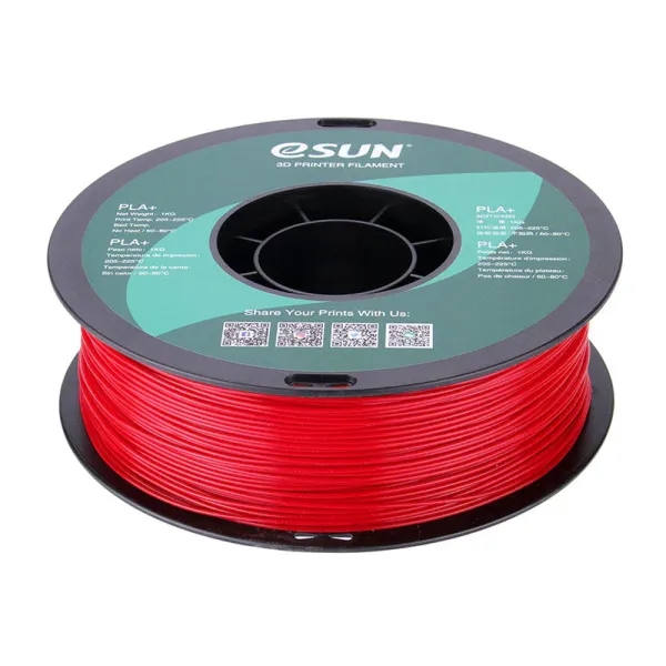 eSUN PLA+ Fire Engine Red 1kg Filament
