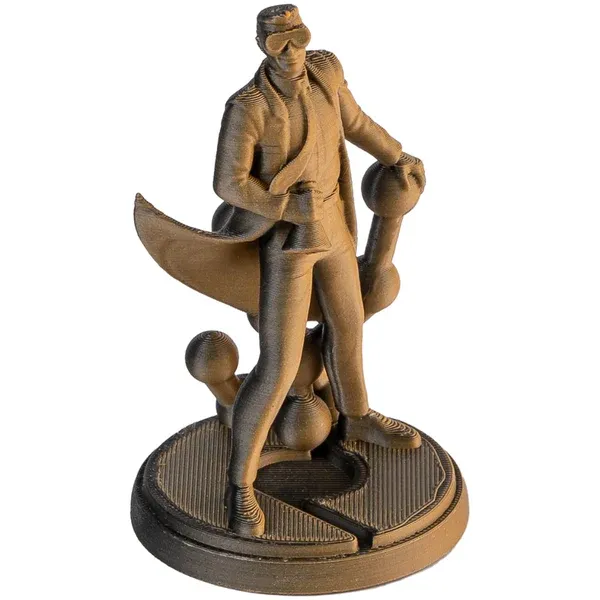 Dual PLA Matt Shadow Orange Black Farbverlauf