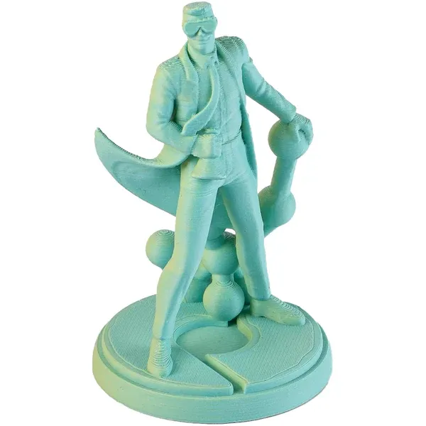 Dual PLA Matt Chameleon Teal Yellow Farbverlauf