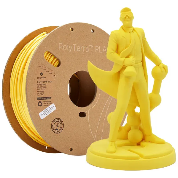 PolyTerra PLA Savannah Yellow mattes Filament