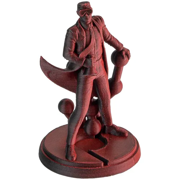 Dual PLA Matt Shadow Orange Black Farbverlauf